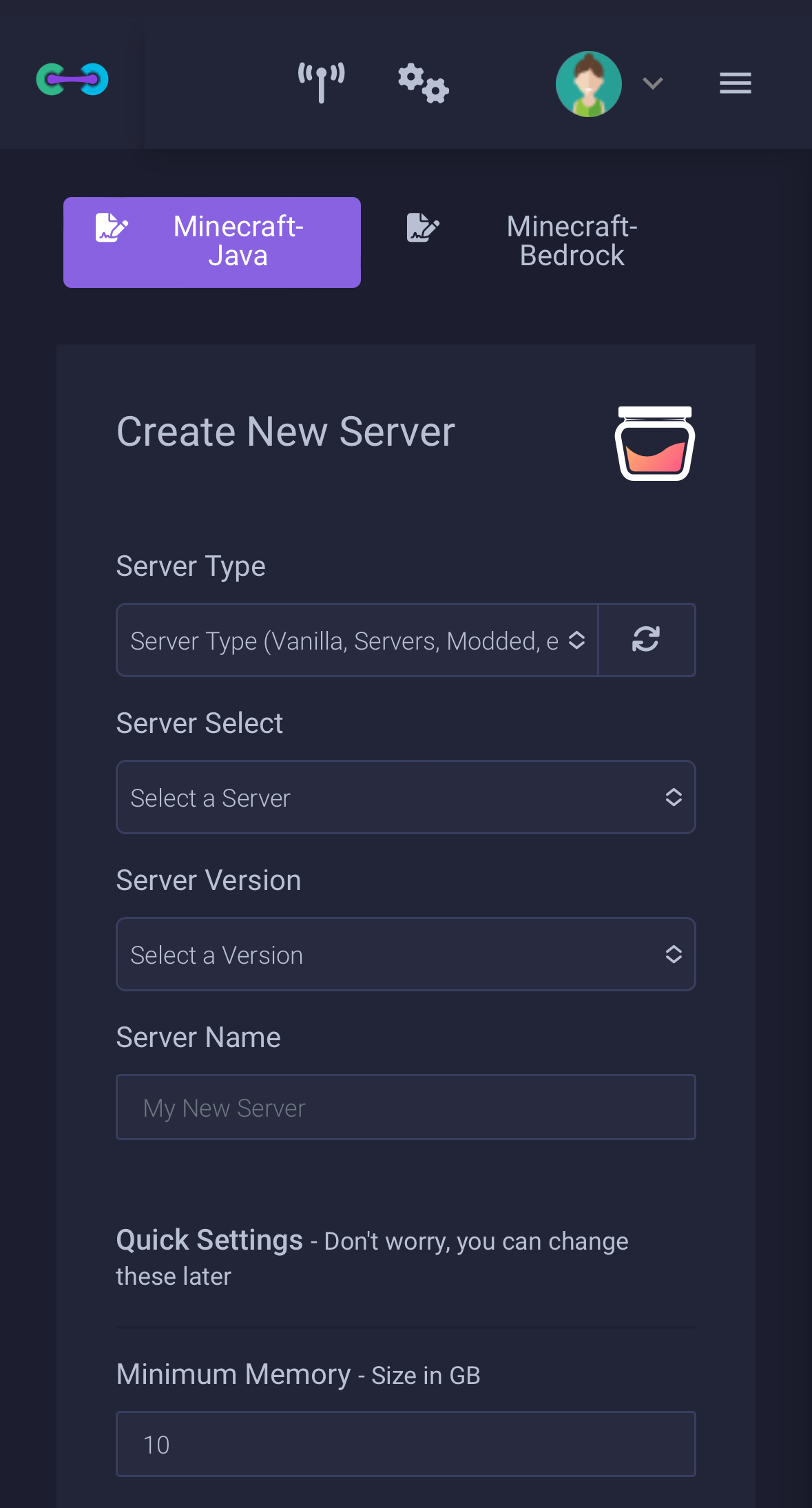 Server Features Showcase